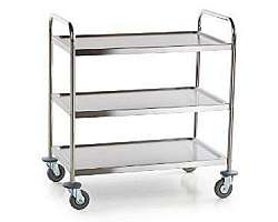 Carrinho de inox para banheiro Carrinho de inox para banheiro