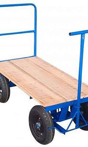 Carrinho plataforma com quinta roda Carrinho plataforma com quinta roda