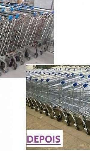 Reforma de carrinhos para supermercado